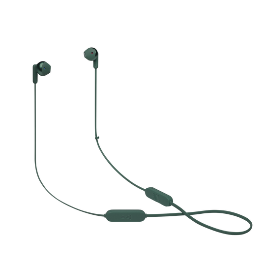 JBL Tune 215BT - Green - Wireless Earbud headphones - Hero